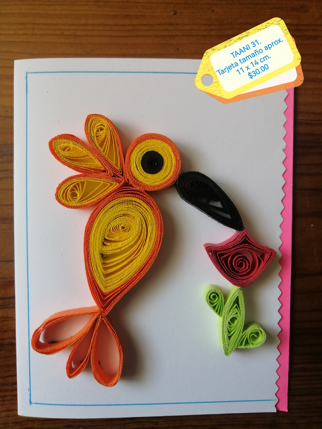 Tarjeta de animalito